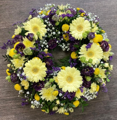 Lemon & Lilac Wreath